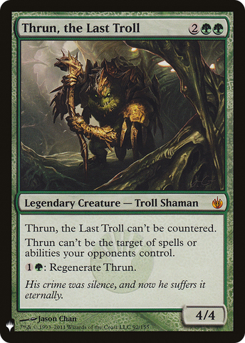 {R} Thrun, the Last Troll [Mystery Booster][LS MBS 092]