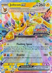 [PKM] Jolteon ex (030/131) (Prismatic Evolutions Stamp) [Scarlet & Violet: Prismatic Evolutions]