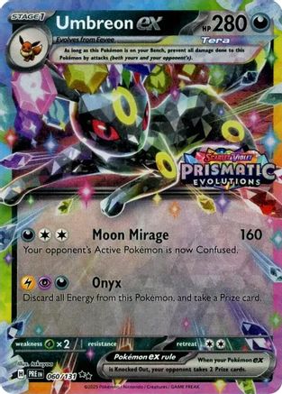 [PKM] Umbreon ex (060/131) (Prismatic Evolutions Stamp) [Scarlet & Violet: Prismatic Evolutions]