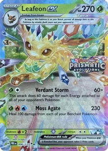 [PKM] Leafeon ex (006/131) (Prismatic Evolutions Stamp) [Scarlet & Violet: Prismatic Evolutions]