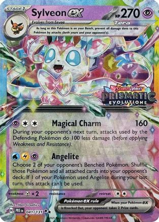 [PKM] Sylveon ex (041/131) (Prismatic Evolutions Stamp) [Scarlet & Violet: Prismatic Evolutions]
