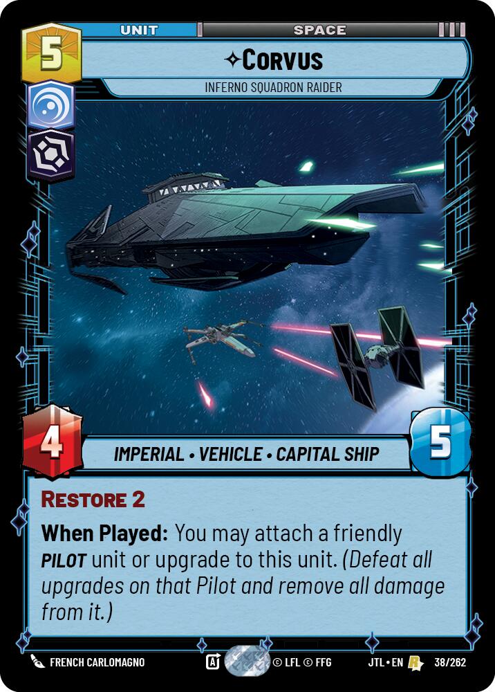 {SW-R}Corvus - Inferno Squadron Raider (038/257) [Jump to Lightspeed]