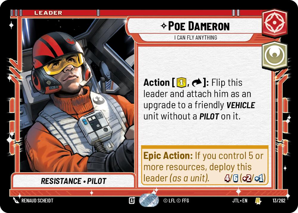 {SW-LD}Poe Dameron - I Can Fly Anything (013/257) [Jump to Lightspeed]