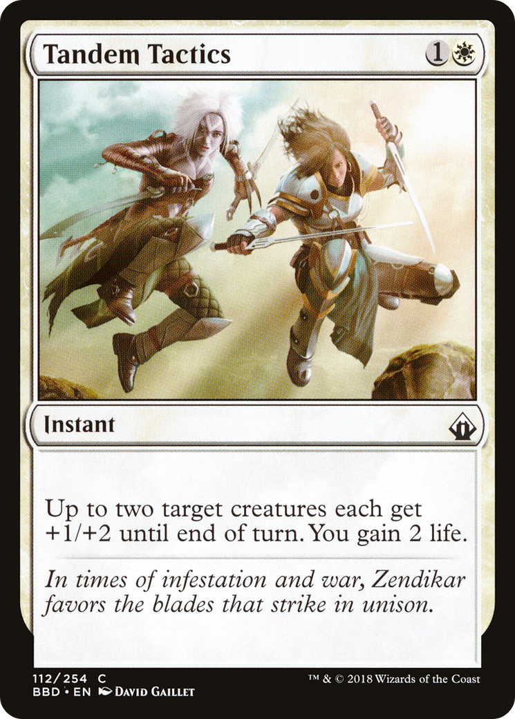 {C} Tandem Tactics [Battlebond][BBD 112]