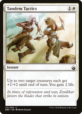 {C} Tandem Tactics [Battlebond][BBD 112]