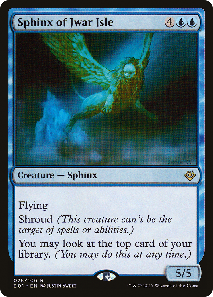 {R} Sphinx of Jwar Isle [Archenemy: Nicol Bolas][E01 028] - Misty Mountain Games