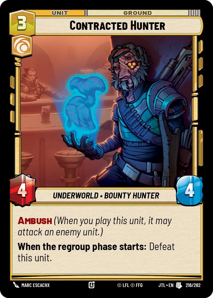 {SW-C}Contracted Hunter (216/257) [Jump to Lightspeed]