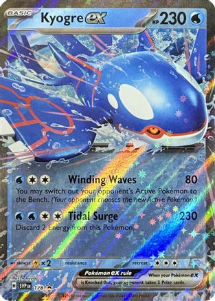 [PKM] Kyogre ex (178) [Scarlet & Violet: Black Star Promos]