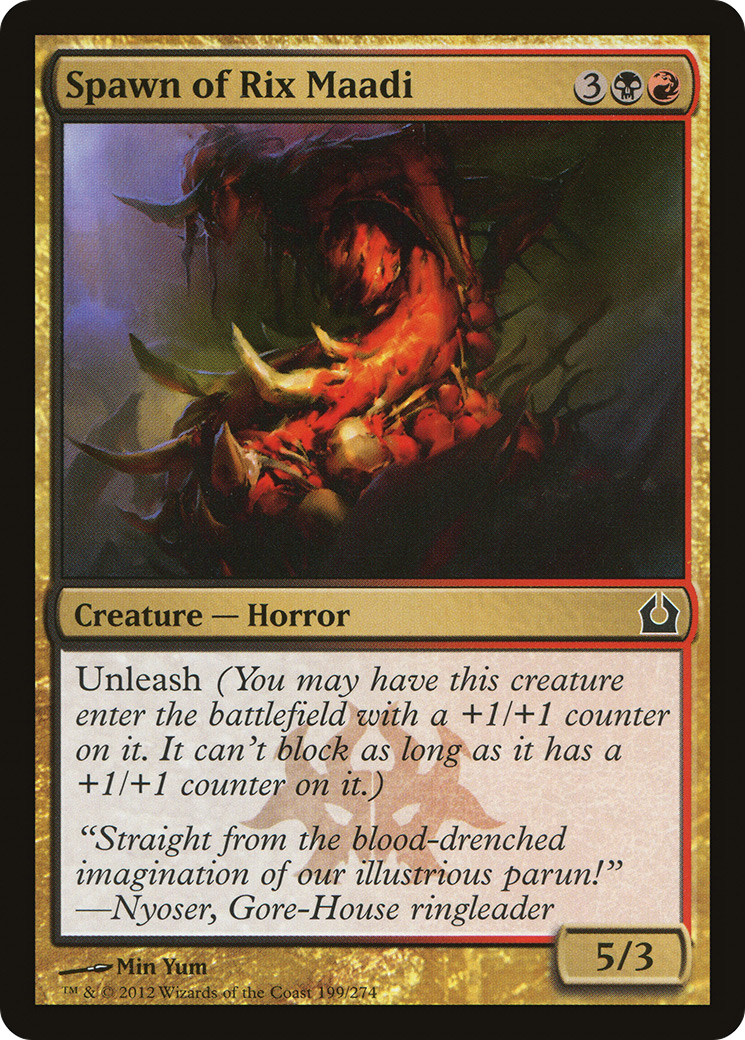 {C} Spawn of Rix Maadi [Return to Ravnica][RTR 199]