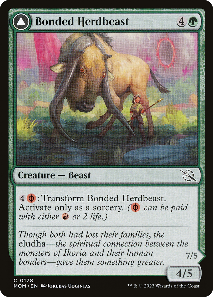 {C} Bonded Herdbeast // Plated Kilnbeast [March of the Machine][MOM 178]