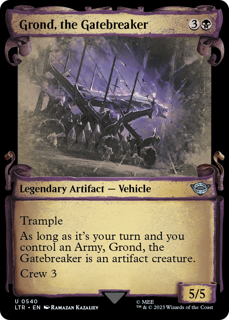 {C} Grond, the Gatebreaker [The Lord of the Rings: Tales of Middle-Earth Showcase Scrolls][LTR 540]