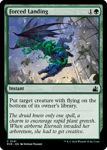 {C} Forced Landing [Ravnica Remastered][RVR 141]