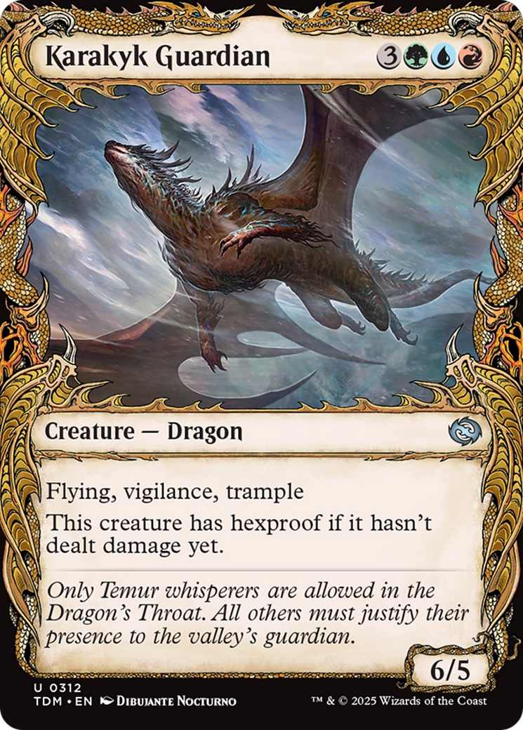 {@C} Karakyk Guardian (Showcase) [Tarkir: Dragonstorm][TDM 312]