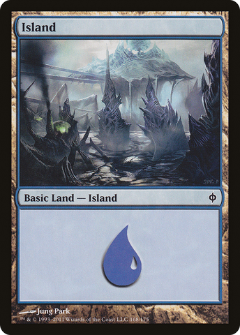 {B}[NPH 168] Island (168) [New Phyrexia]