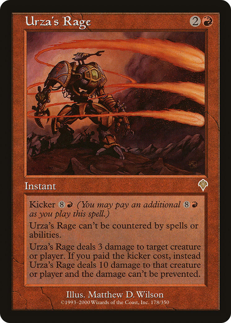 {R} Urza's Rage [Invasion][INV 178] - Misty Mountain Games