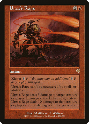 {R} Urza's Rage [Invasion][INV 178]