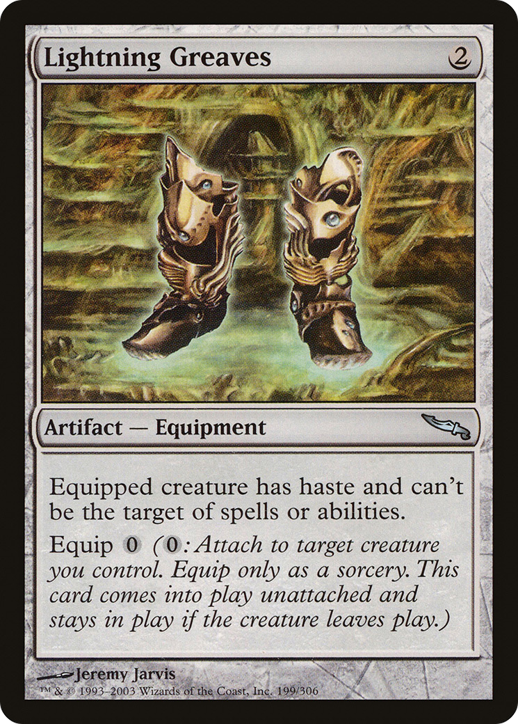 {C} Lightning Greaves [Mirrodin][MRD 199]