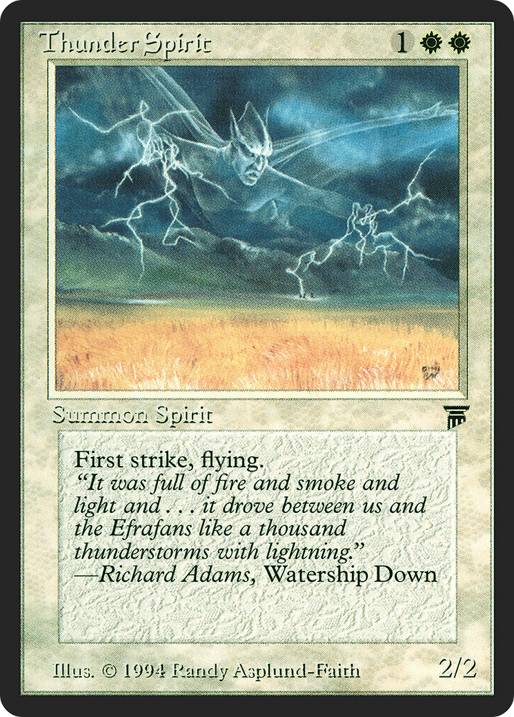{R} Thunder Spirit [Legends][LEG 039] - Misty Mountain Games