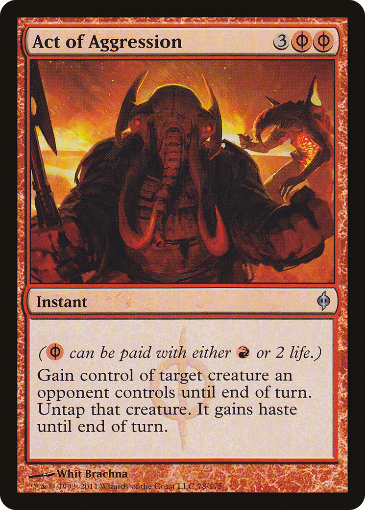 {C} Act of Aggression [New Phyrexia][NPH 078]