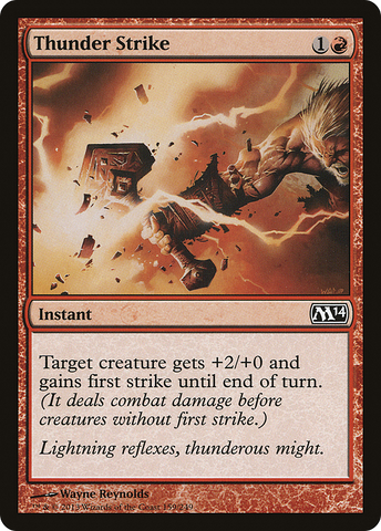 {C} Thunder Strike [Magic 2014][M14 159]