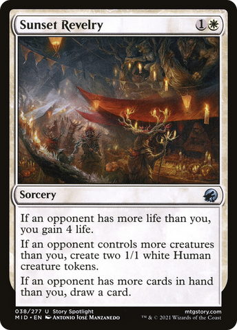 {C} Sunset Revelry [Innistrad: Midnight Hunt][MID 038]