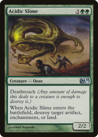 {C} Acidic Slime [Magic 2011][M11 161]