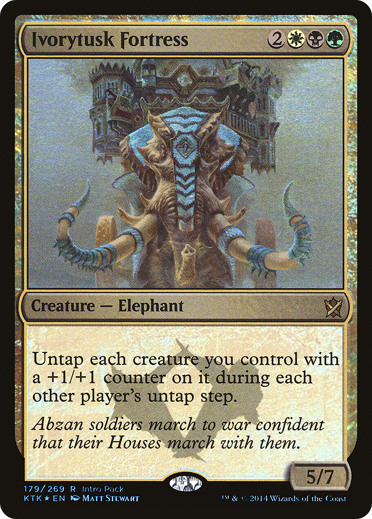 {R} Ivorytusk Fortress (Intro Pack) [Khans of Tarkir Promos][PA KTK 179]