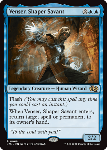 {R} Venser, Shaper Savant (Anime) [Foundations Jumpstart][J25 066]
