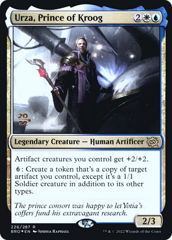 {R} Urza, Prince of Kroog [The Brothers' War: Prerelease Promos][PR BRO 226]
