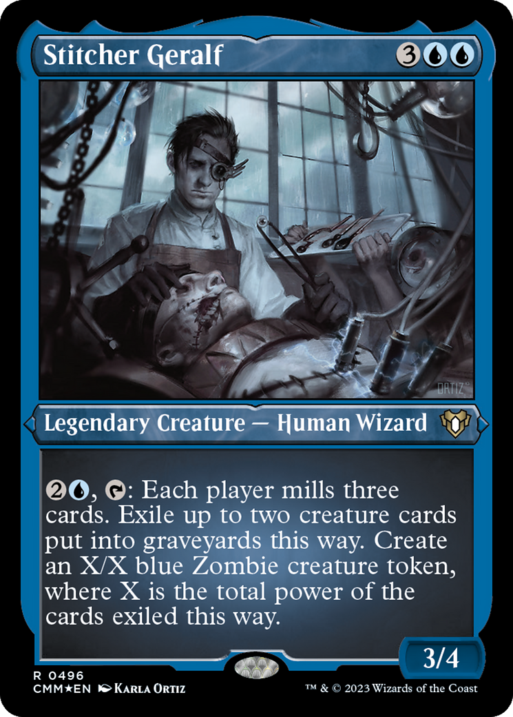 {R} Stitcher Geralf (Foil Etched) [Commander Masters][CMM 496]