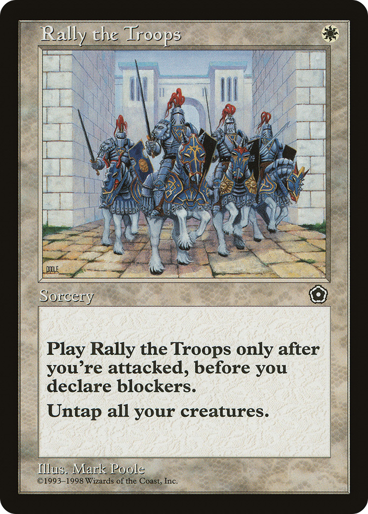 {C} Rally the Troops [Portal Second Age][PO2 019] - Misty Mountain Games