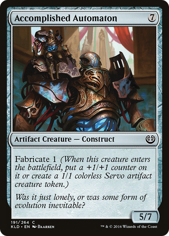 {C} Accomplished Automaton [Kaladesh][KLD 191]