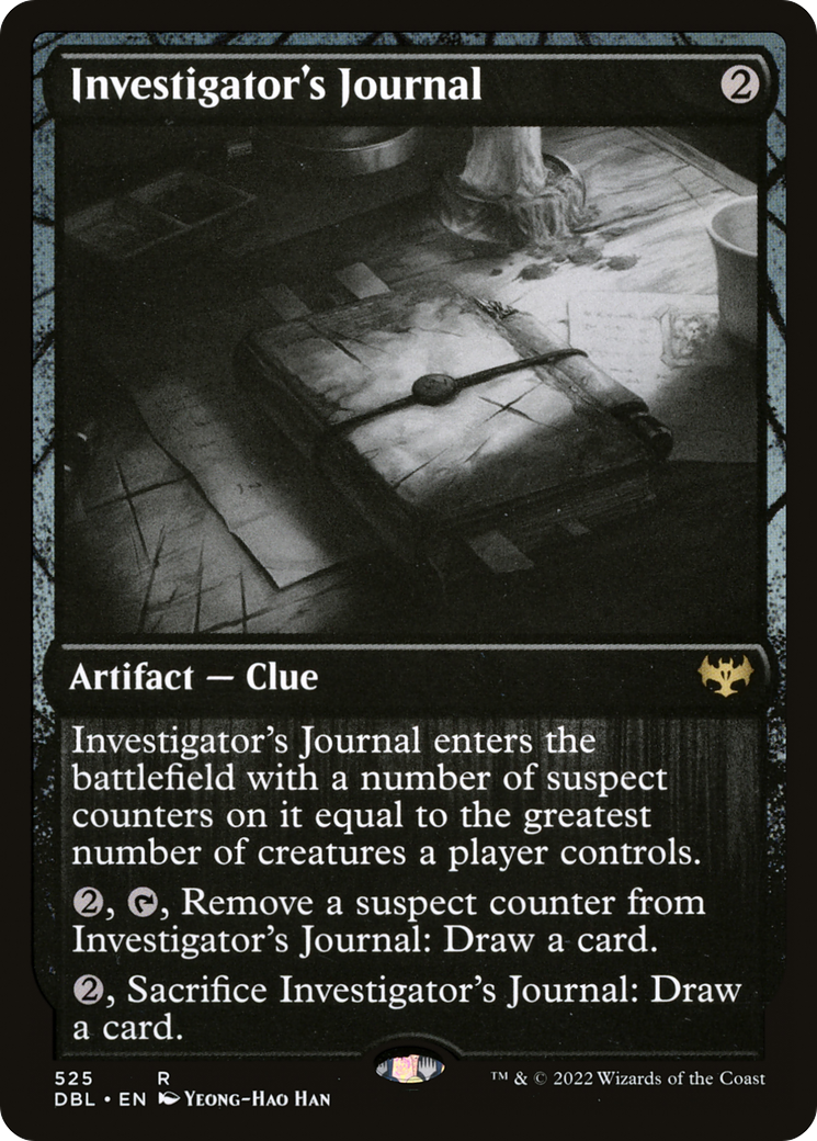 {R} Investigator's Journal [Innistrad: Double Feature][DBL 525]
