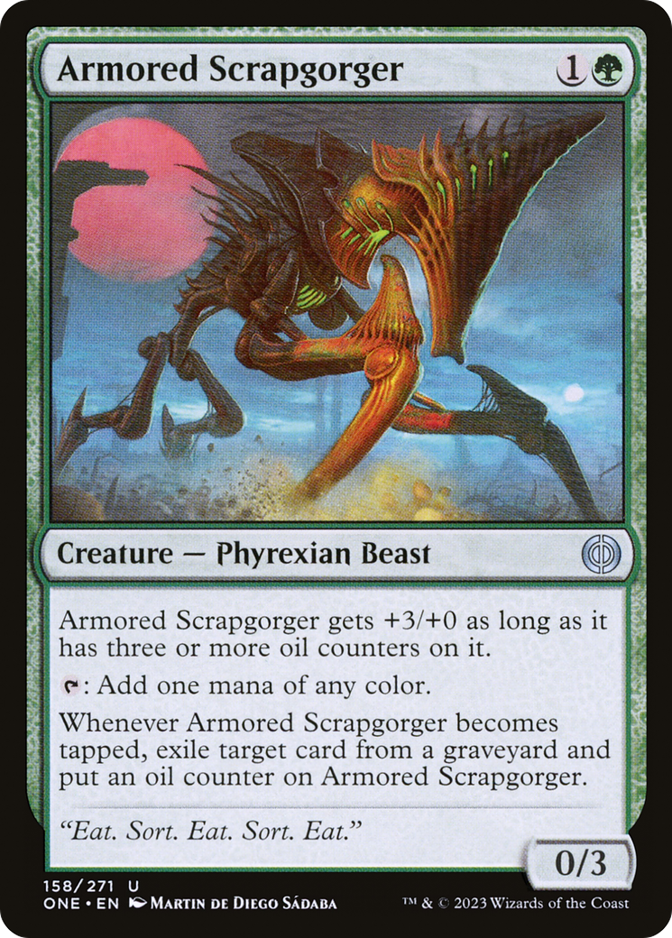 {C} Armored Scrapgorger [Phyrexia: All Will Be One][ONE 158]