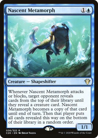 {R} Nascent Metamorph [Commander 2020][C20 036]