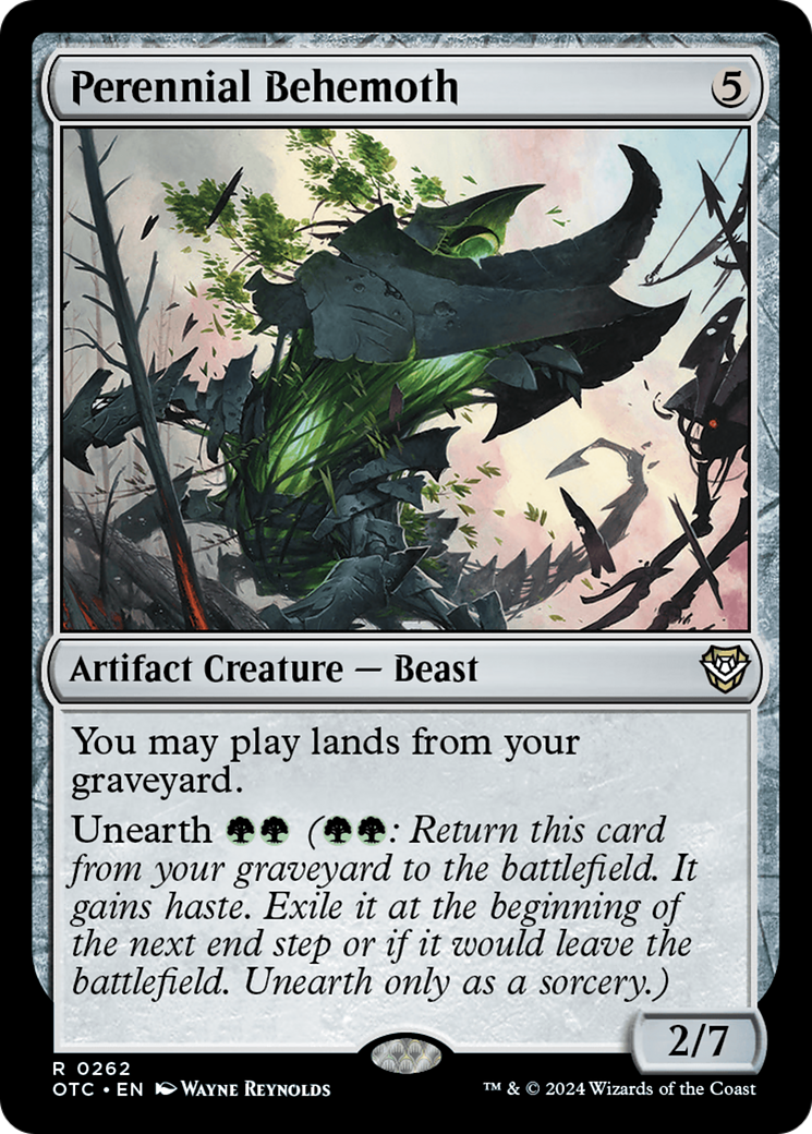 {R} Perennial Behemoth [Outlaws of Thunder Junction Commander][OTC 262]