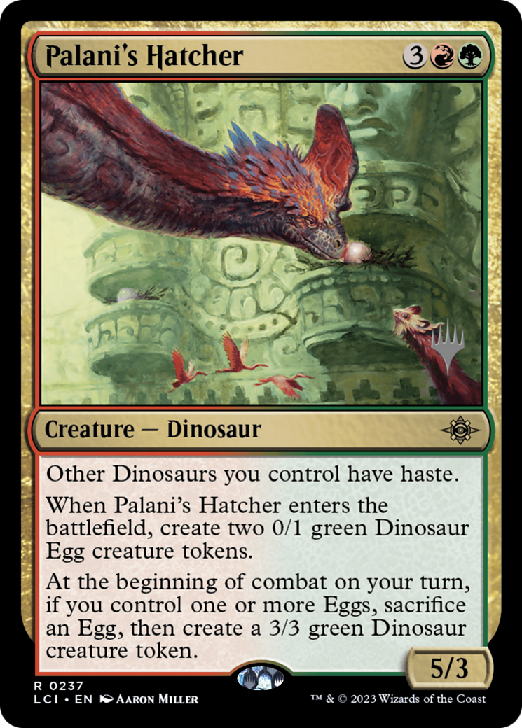 {@R} Palani's Hatcher (Promo Pack) [The Lost Caverns of Ixalan Promos][PP LCI 237]
