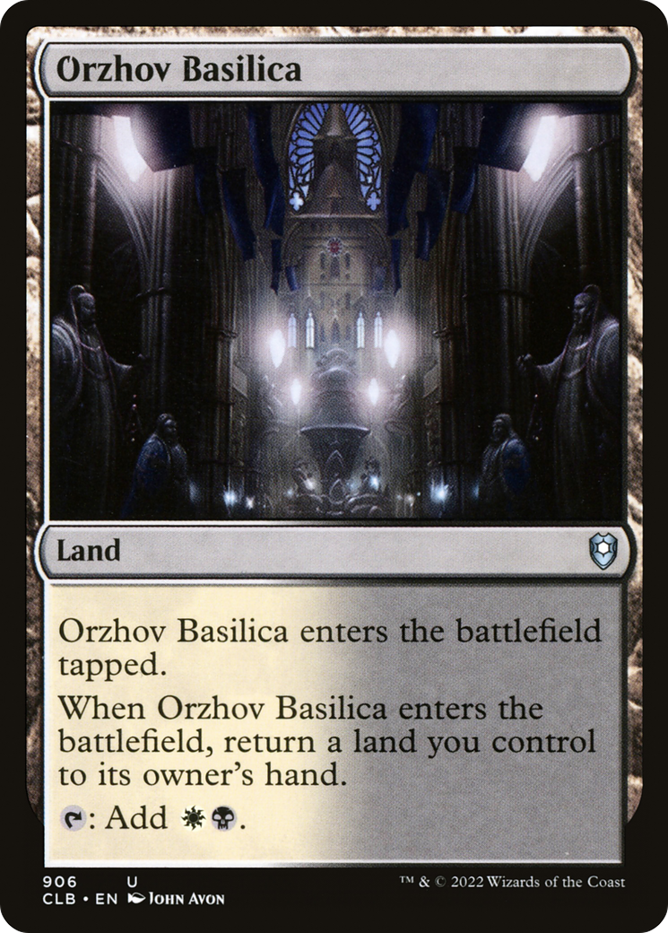 {C} Orzhov Basilica [Commander Legends: Battle for Baldur's Gate][CLB 906]