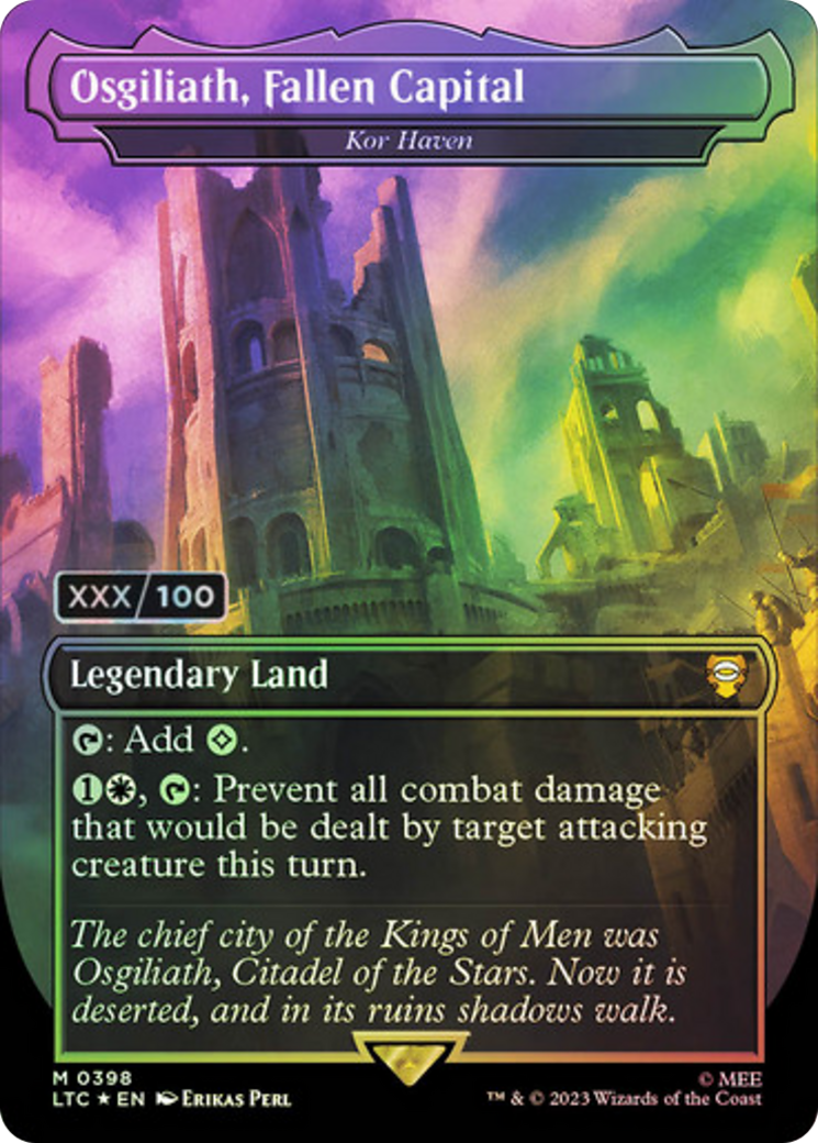 {R} Osgiliath, Fallen Capital - Kor Haven (Serialized) [The Lord of the Rings: Tales of Middle-Earth Commander][SR LTC 398]