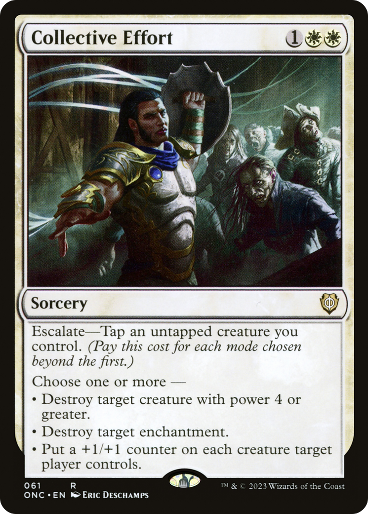 {R} Collective Effort [Phyrexia: All Will Be One Commander][ONC 061]