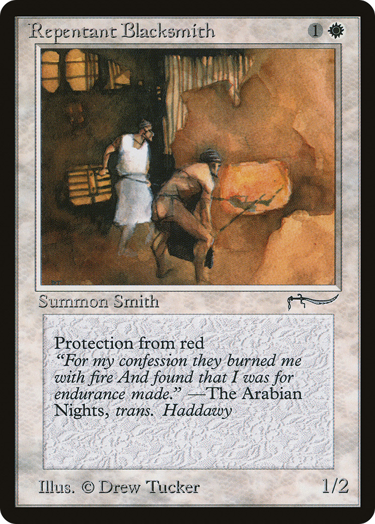 {R} Repentant Blacksmith [Arabian Nights][ARN 009] - Misty Mountain Games