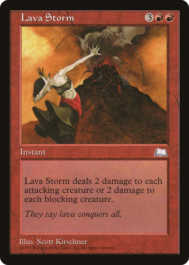 {C} Lava Storm [Weatherlight][WTH 110]