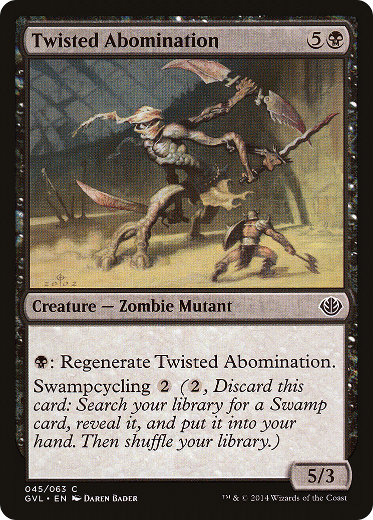 {C} Twisted Abomination (Garruk vs. Liliana) [Duel Decks Anthology][GVL 045]