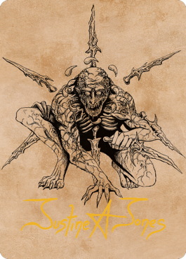 {A} Bhaal, Lord of Murder Art Card (Gold-Stamped Signature) [Commander Legends: Battle for Baldur's Gate Art Series][GS ACLB 063]
