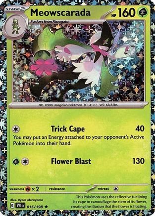 [PKM] Meowscarada (015/198) (Sparkle Holo) [Miscellaneous Cards]
