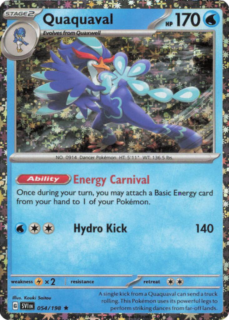 [PKM] Quaquaval (054/198) (Sparkle Holo) [Miscellaneous Cards]