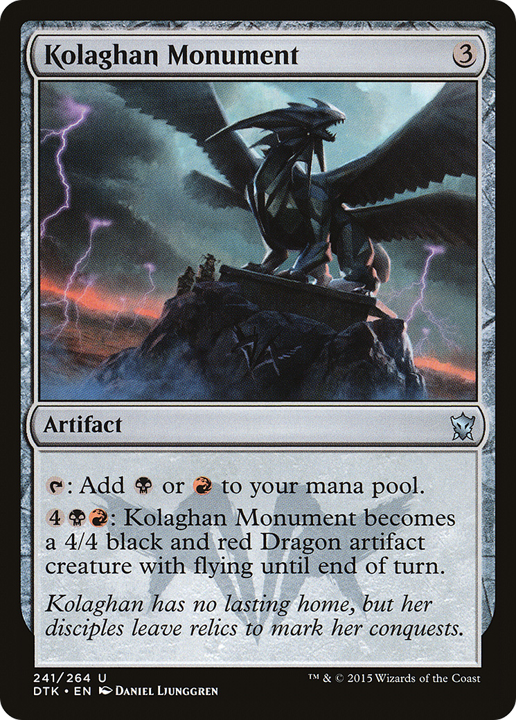 {C} Kolaghan Monument [Dragons of Tarkir][DTK 241]