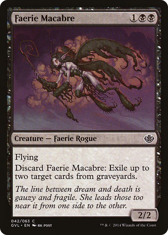 {C} Faerie Macabre (Garruk vs. Liliana) [Duel Decks Anthology][GVL 042]