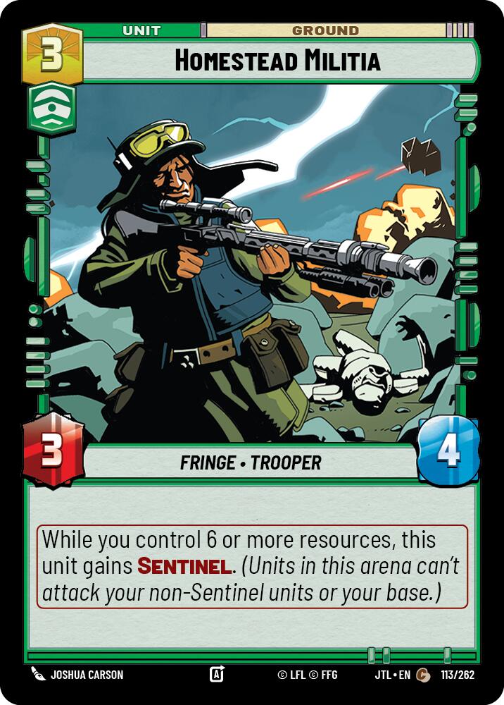 {SW-C}Homestead Militia (113/262) [Jump to Lightspeed]