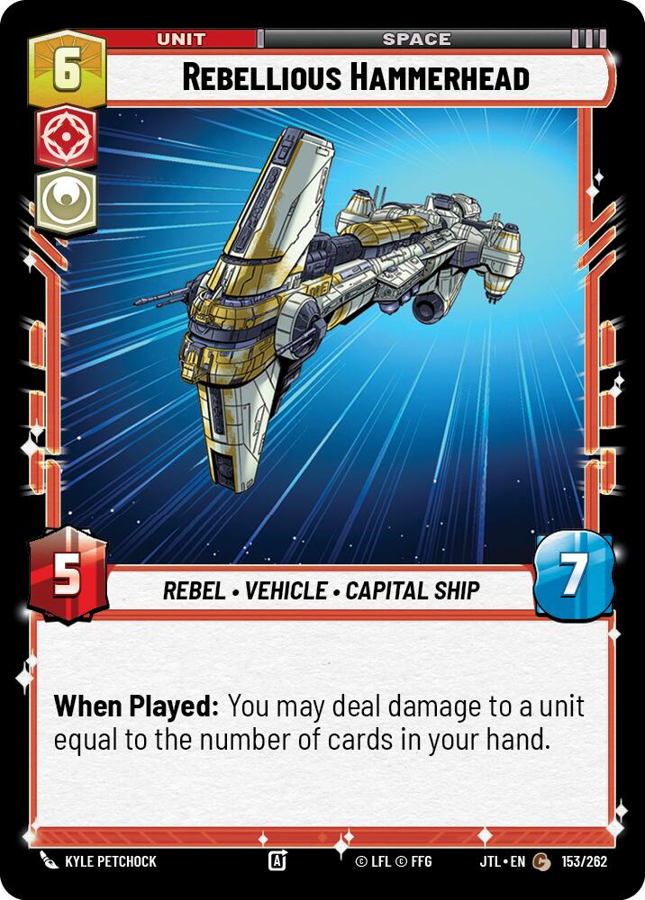 {SW-C}Rebellious Hammerhead (153/262) [Jump to Lightspeed]